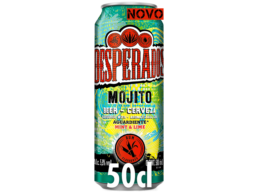 CERVEJA DESPERADOS MOJITO LATA 0.5L