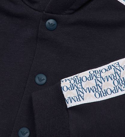 Emporio Armani Gave?ske - Sweats?t - Navy m. Stribe