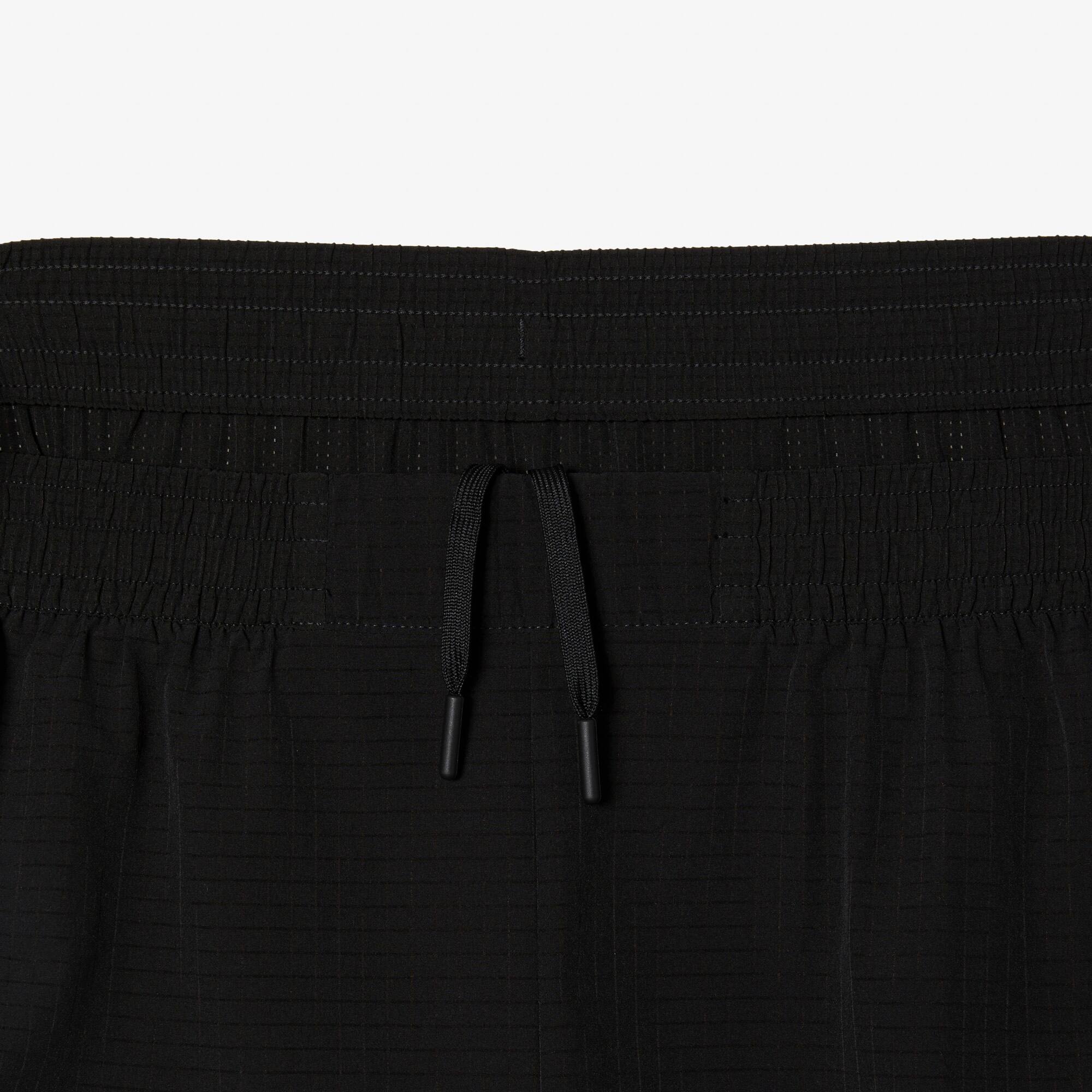 Herren LACOSTE SPORT Mesh-Shorts mit Stretch Bermudas - Schwarz - Lacoste - Herren