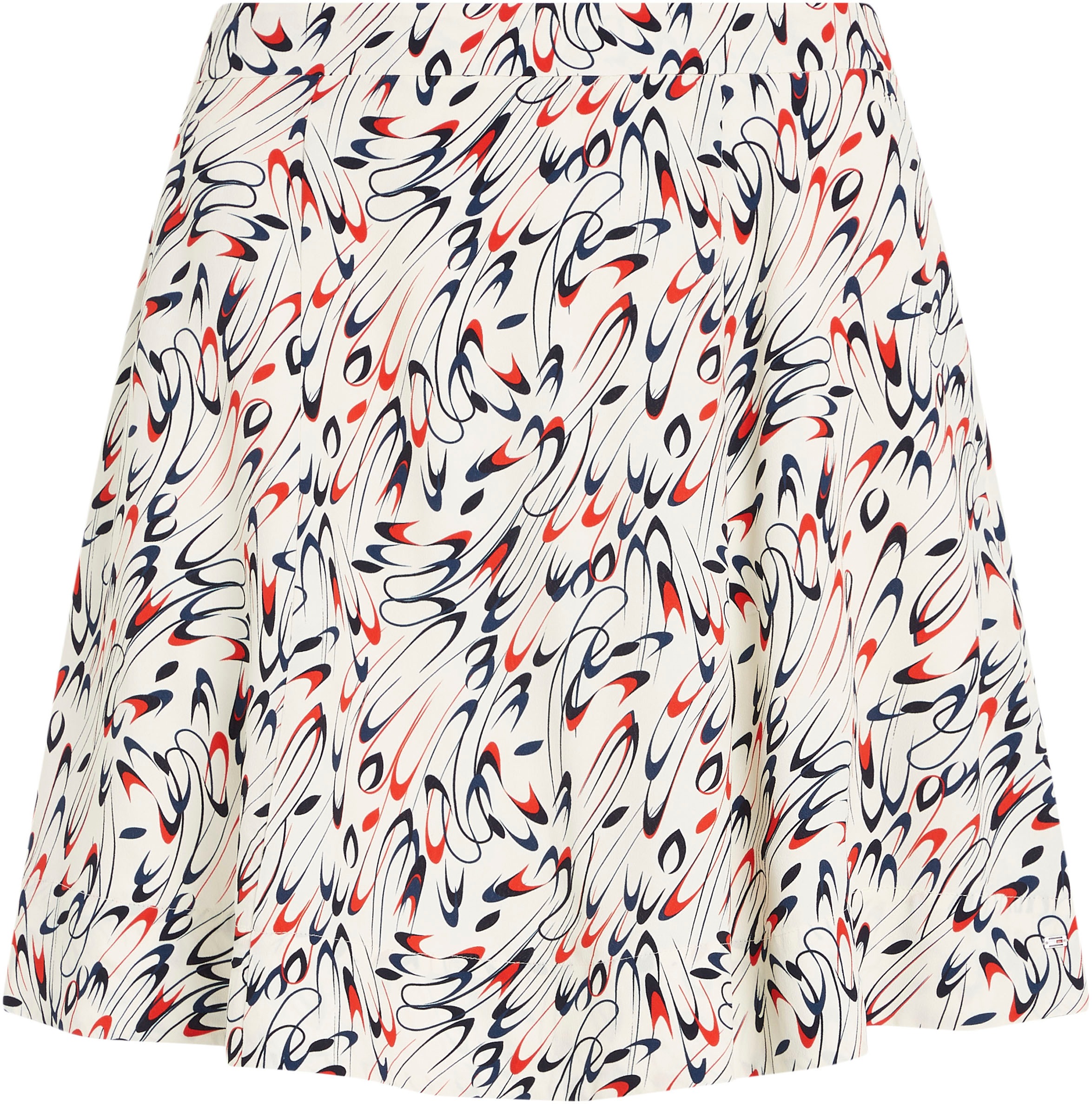 Tommy Hilfiger Minirock »SMALL RIBBON SHORT SKIRT«, Webrock mit Allover-Muster