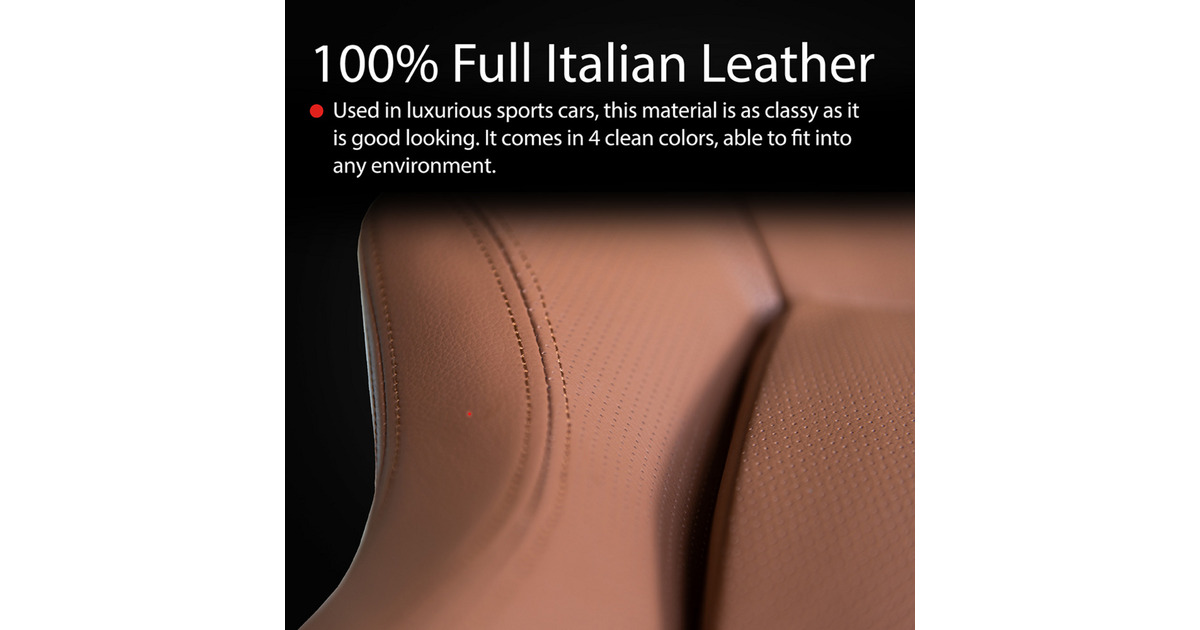 ArozziPrimo - Full Premium Leather - Brown gamestoel  (Bruin)