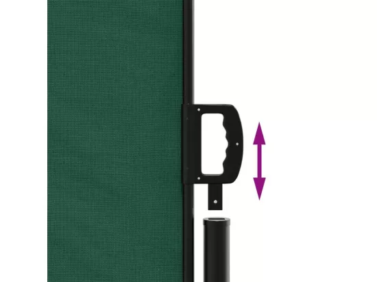 Auvent latéral rétractable vert foncé 180x300