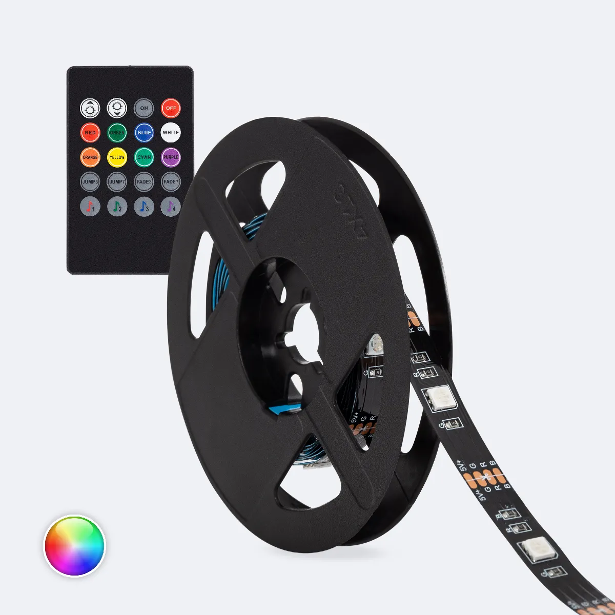Ledkia Kit Ruban LED RGB USB 2m