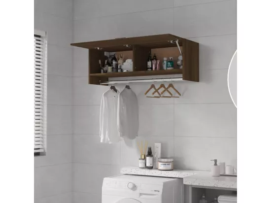 Penderie murale Chêne marron 100x32,5x35 Bois d'ingénierie