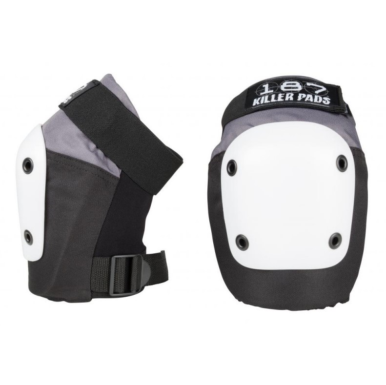 187 Killer Pads Fly Knee Grey Black White XS