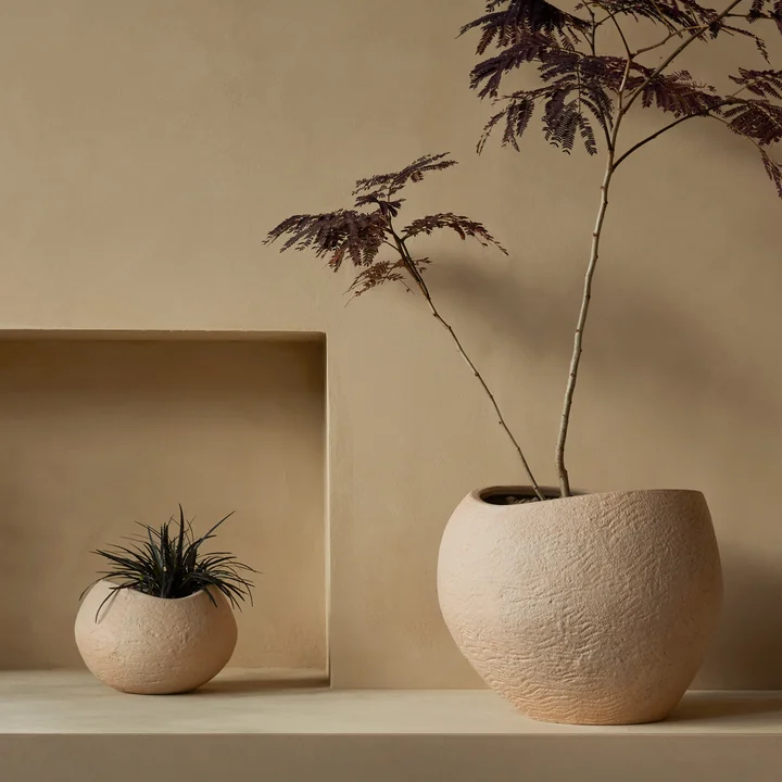 Audo - Plantas Pflanzentopf H 24 cm, elfenbein