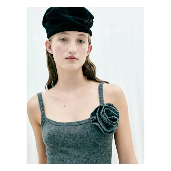The Garment Robe Como Slip Laine | Gris anthracite