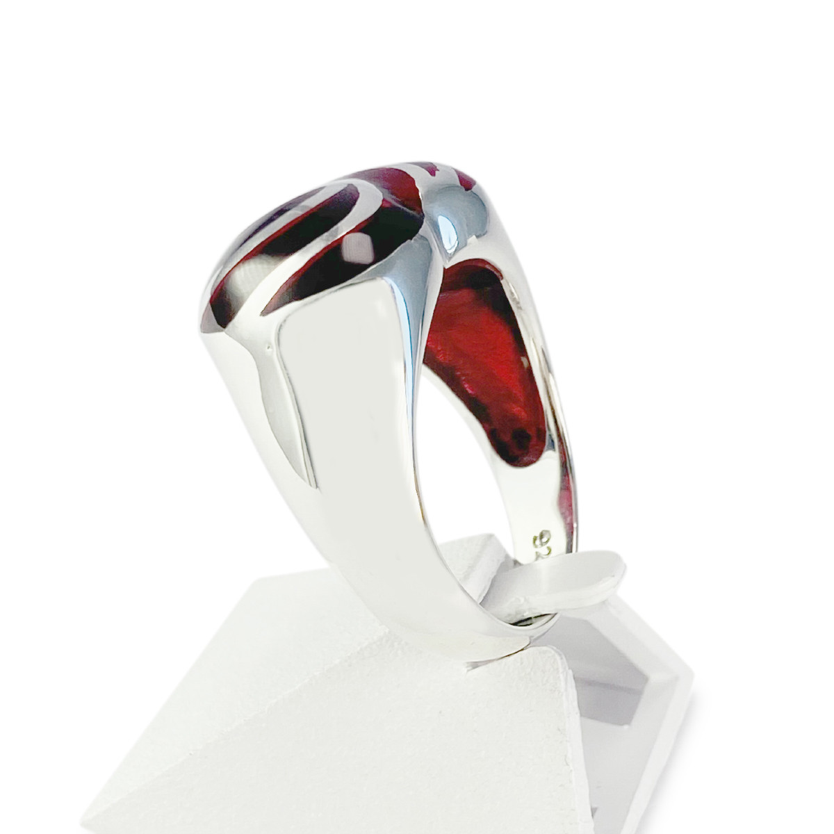 Bague d'occasion argent 925 résine