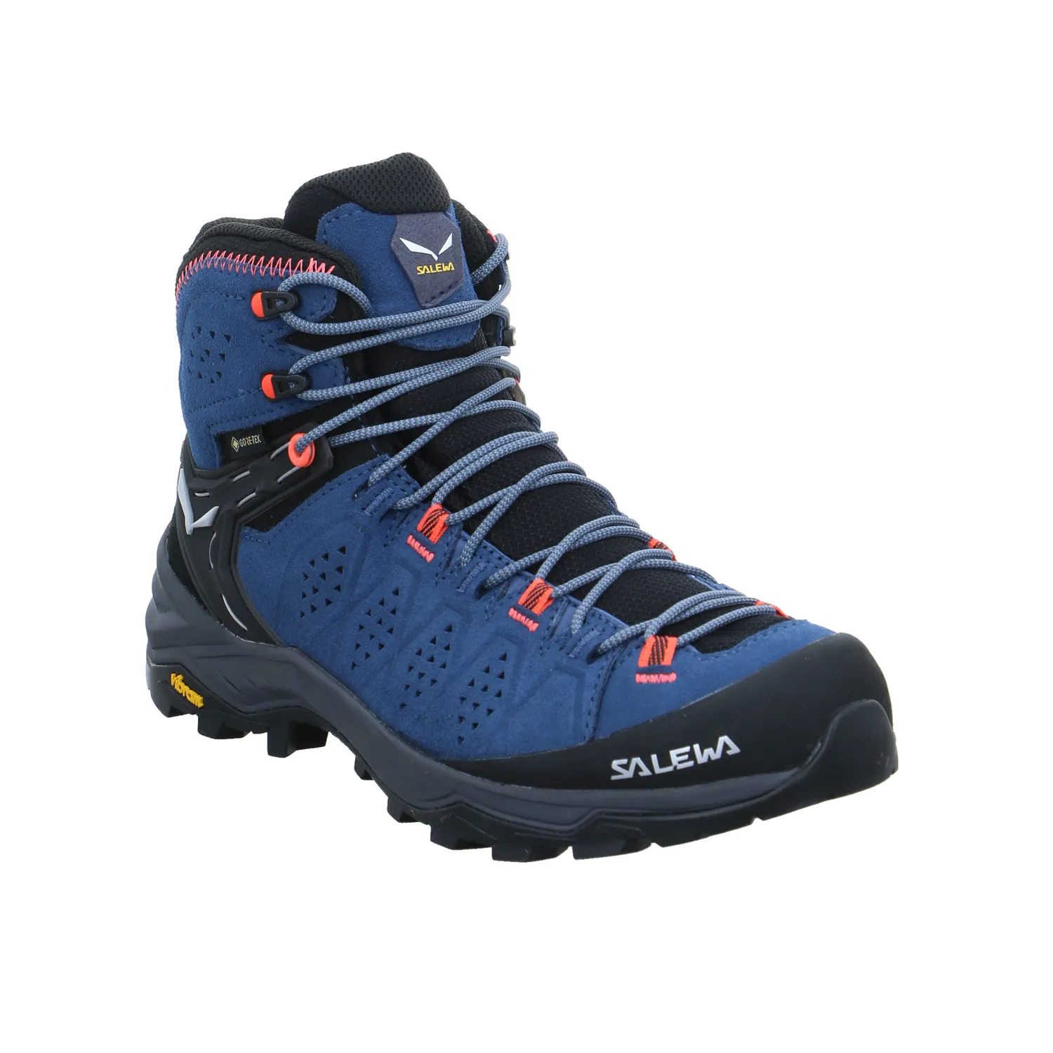 SALEWA Wander- Bergschuh Damen Blau Leder