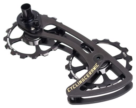 Chape de Dérailleur CyclingCeramic Shimano Ultegra/Dura Ace 10/11V Noir