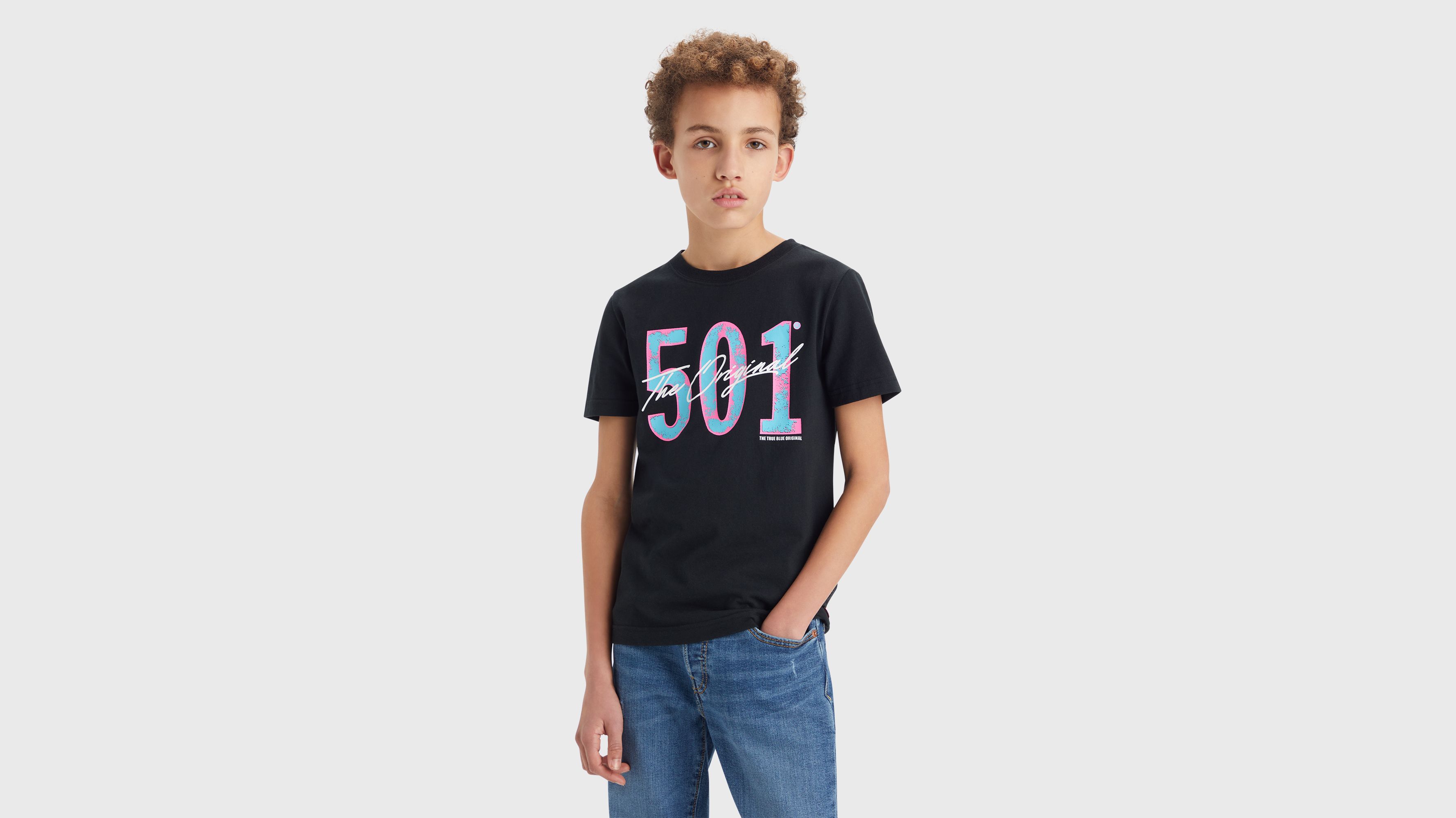 T-shirt 501® The Original - Black - Noir