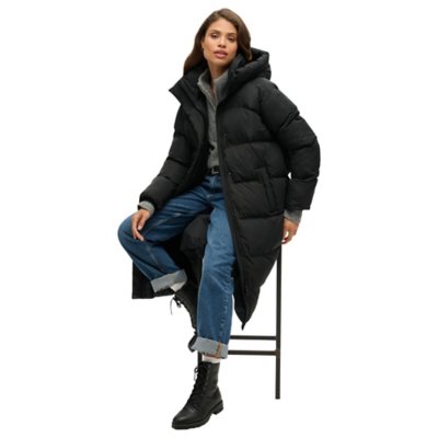 Doudoune femme Longline Hooded SUPERDRY