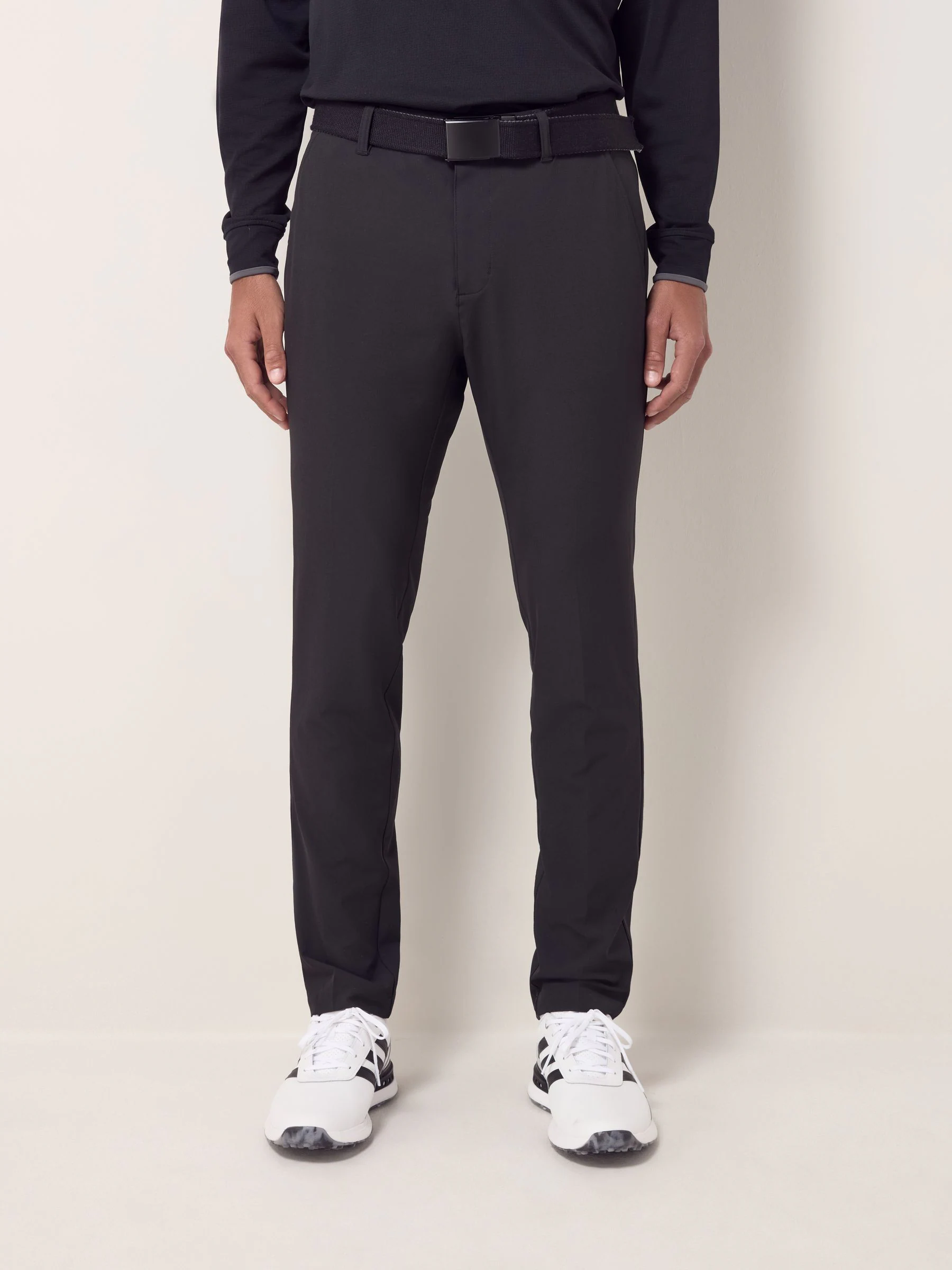 Zwart - adidas Golf broek met toelopende pijpen