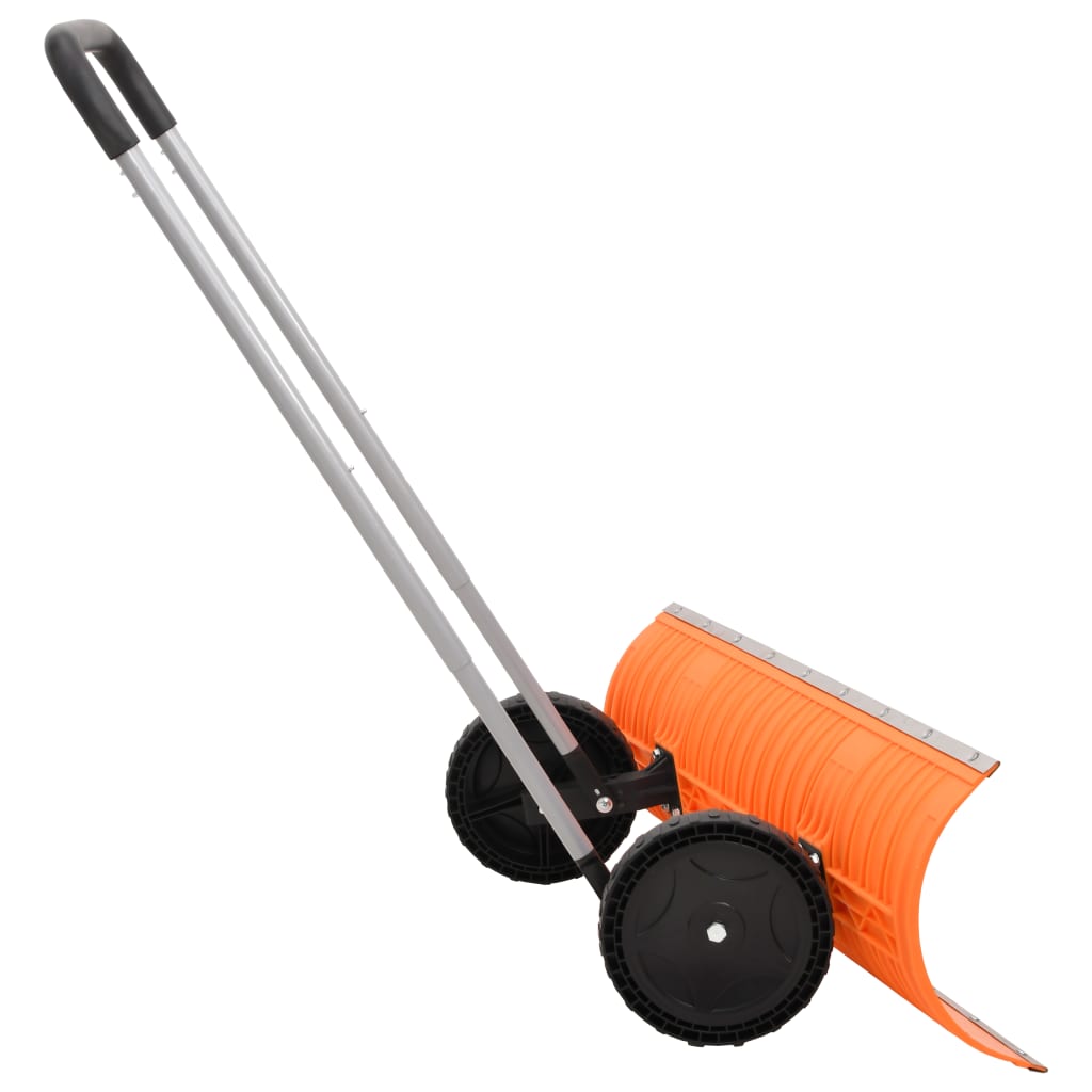 Pelle à neige avec poignée extensible orange 96cm lame en acier