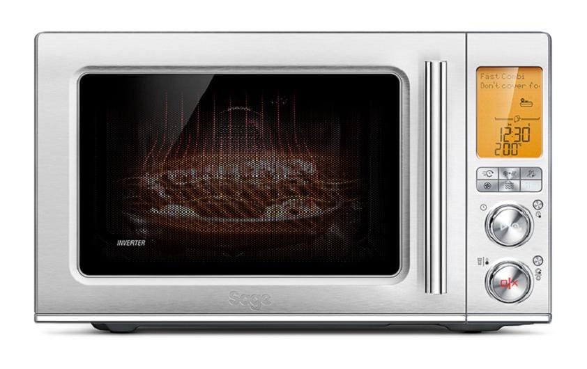 Mikrowelle Combi Wave 3 in 1 Silber<br>Mikrowelle mit Heissluft Frittieren Funktion und Umluftofen Funktion
