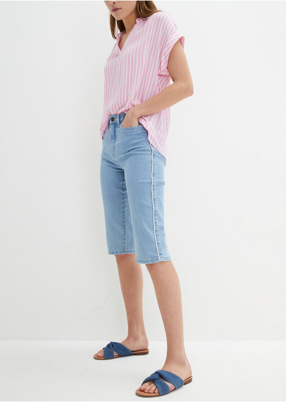Bermuda en jean confort stretch