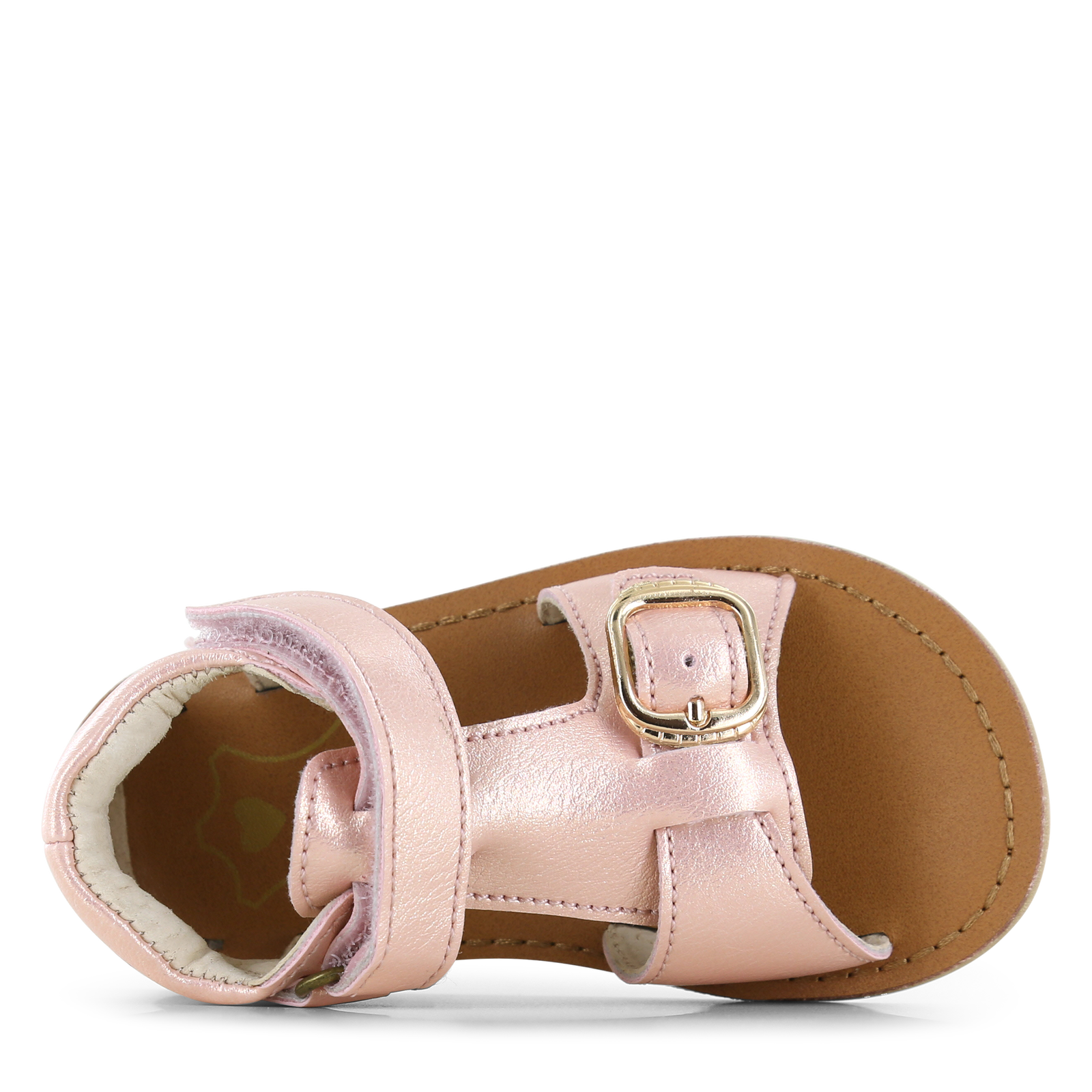 Shoesme metallic roze sandaal Metallic, Microfiber leer | Meisjes schoenen