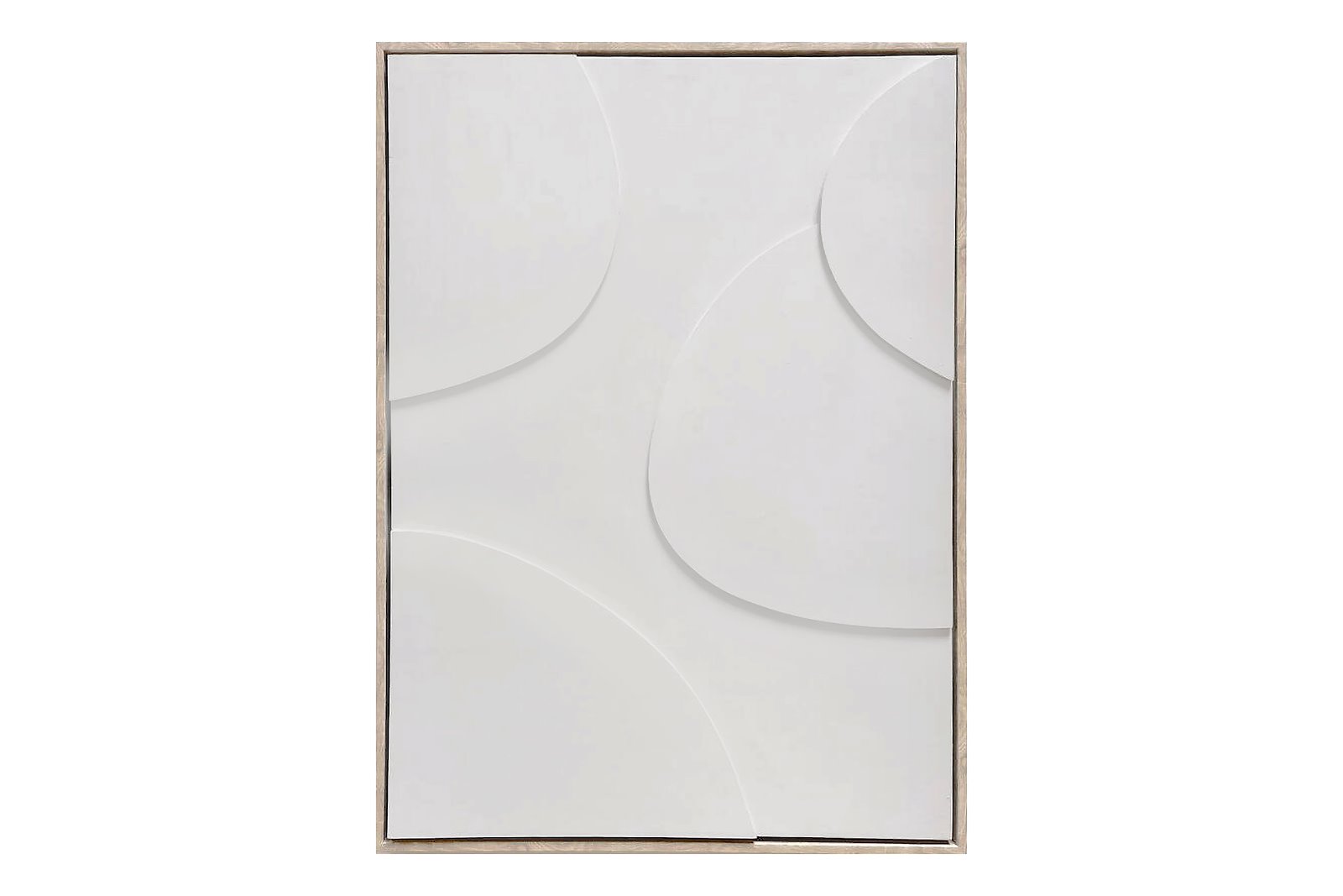 Mono bilde Offwhite 63x83 cm, med lys ramme