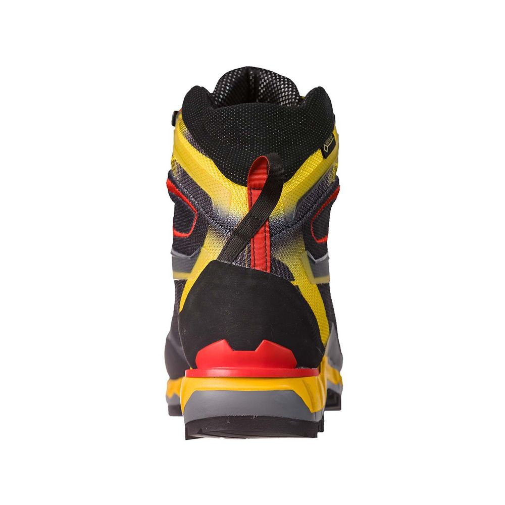 La Sportiva TRANGO TECH GTX - Chaussures d'alpinisme Homme black/yellow