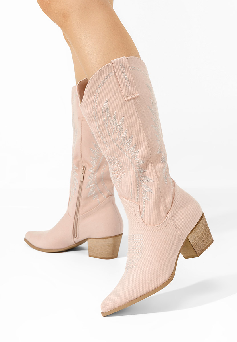 Bottes cowboy femme roses Liisa