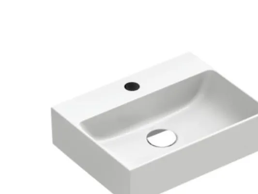 Catalano Verso vask 45x35cm - Verso vask 45x35cm m. hanehul u.overløb, m. cataglaze