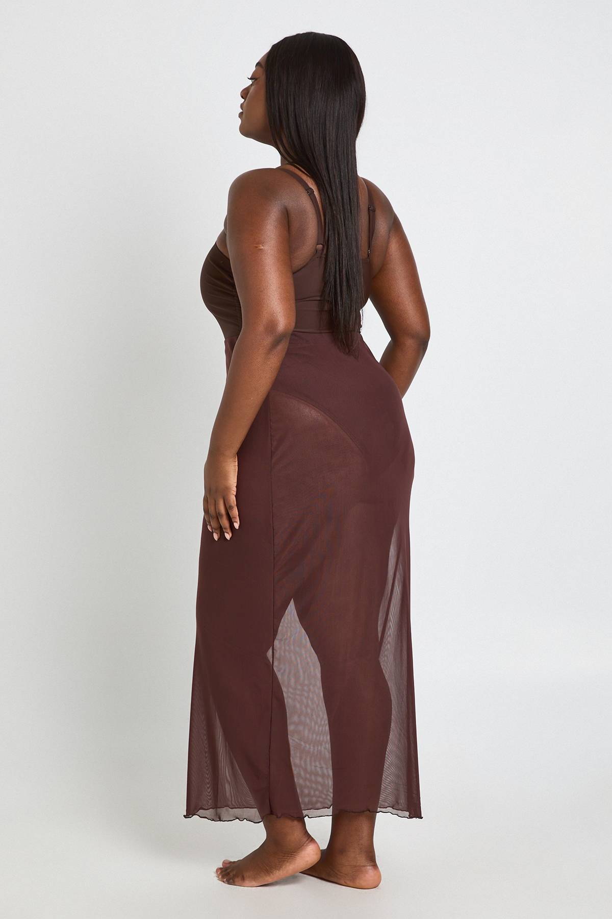 boohoo Jupe Longue De Plage En Mesh