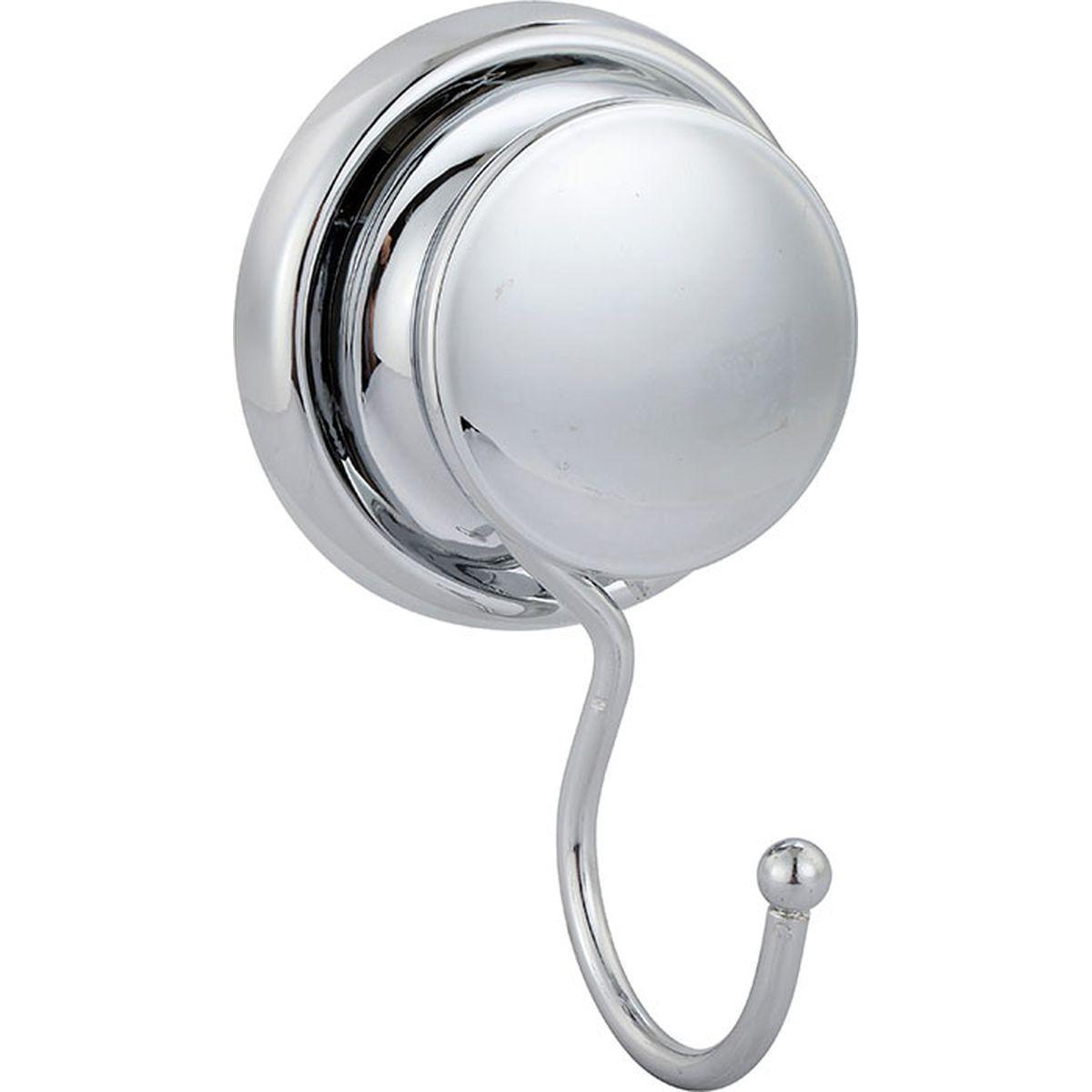 PATERE METAL SUR VENTOUSES  CHROME