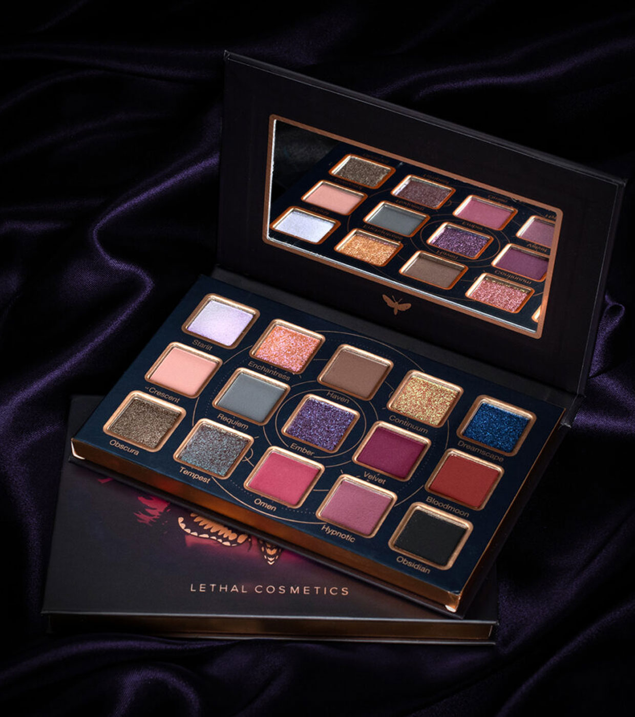 Lethal Cosmetics - Paleta de Sombras Midnight Serenade Palette