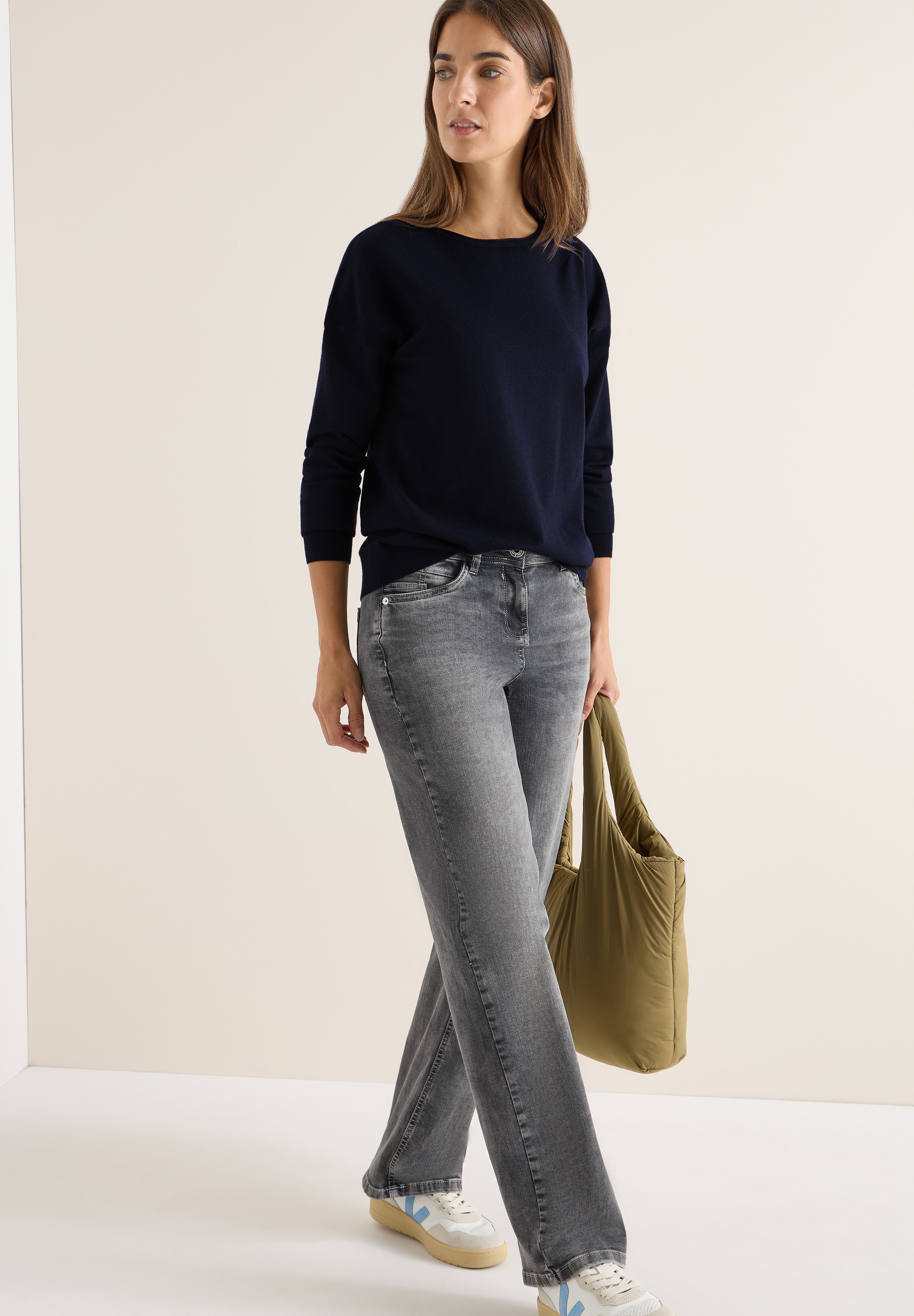 Cecil Strickpullover , mit Strukturdetail