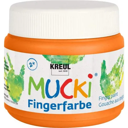 MUCKI Fingerfarbe, orange, 150 ml