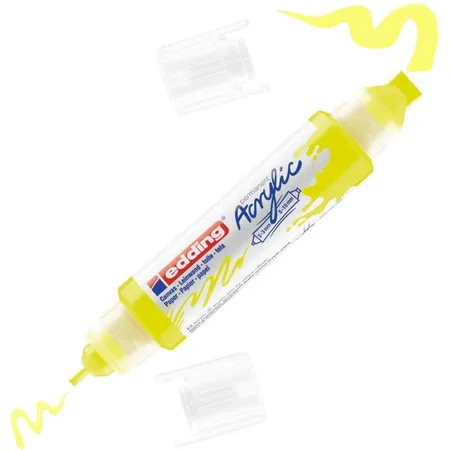 edding 5400 Acryl 3D Double Liner neongelb 5