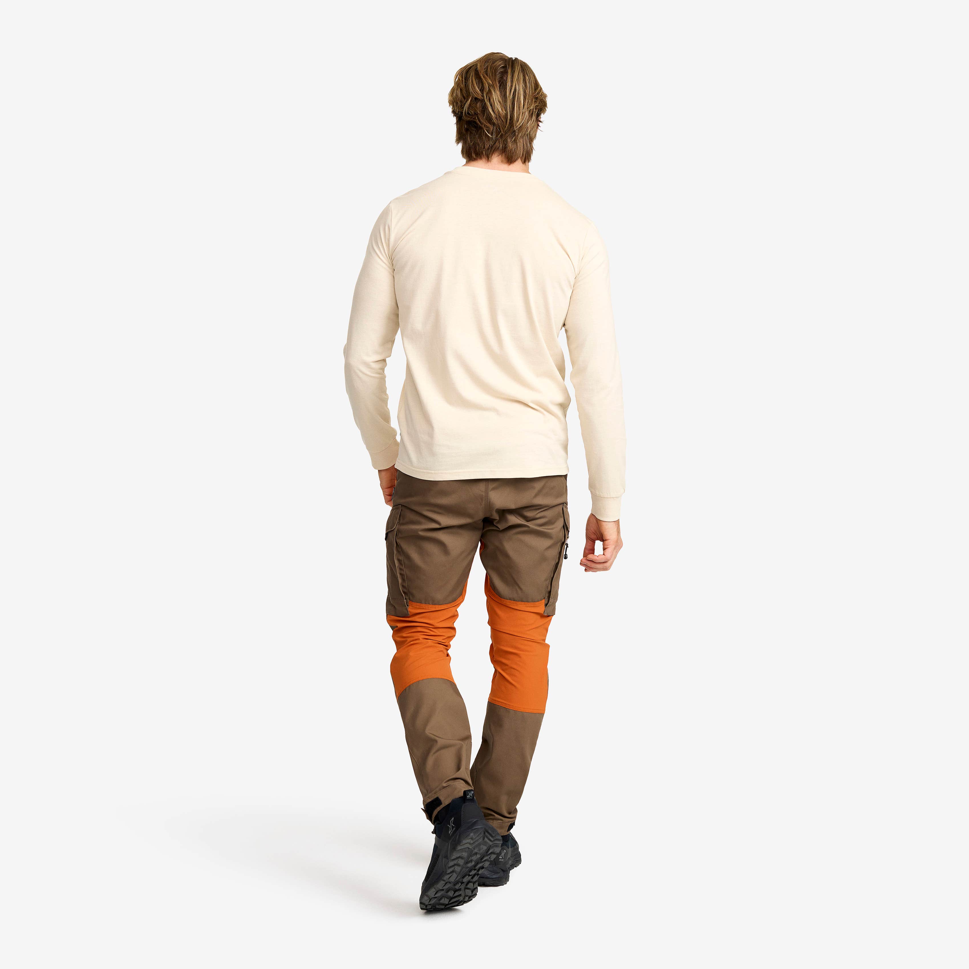Easy Long-sleeved T-shirt Herre Oatmeal