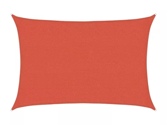 Voile d'ombrage 160 g/m² Terre cuite 2,5x4 m PEHD
