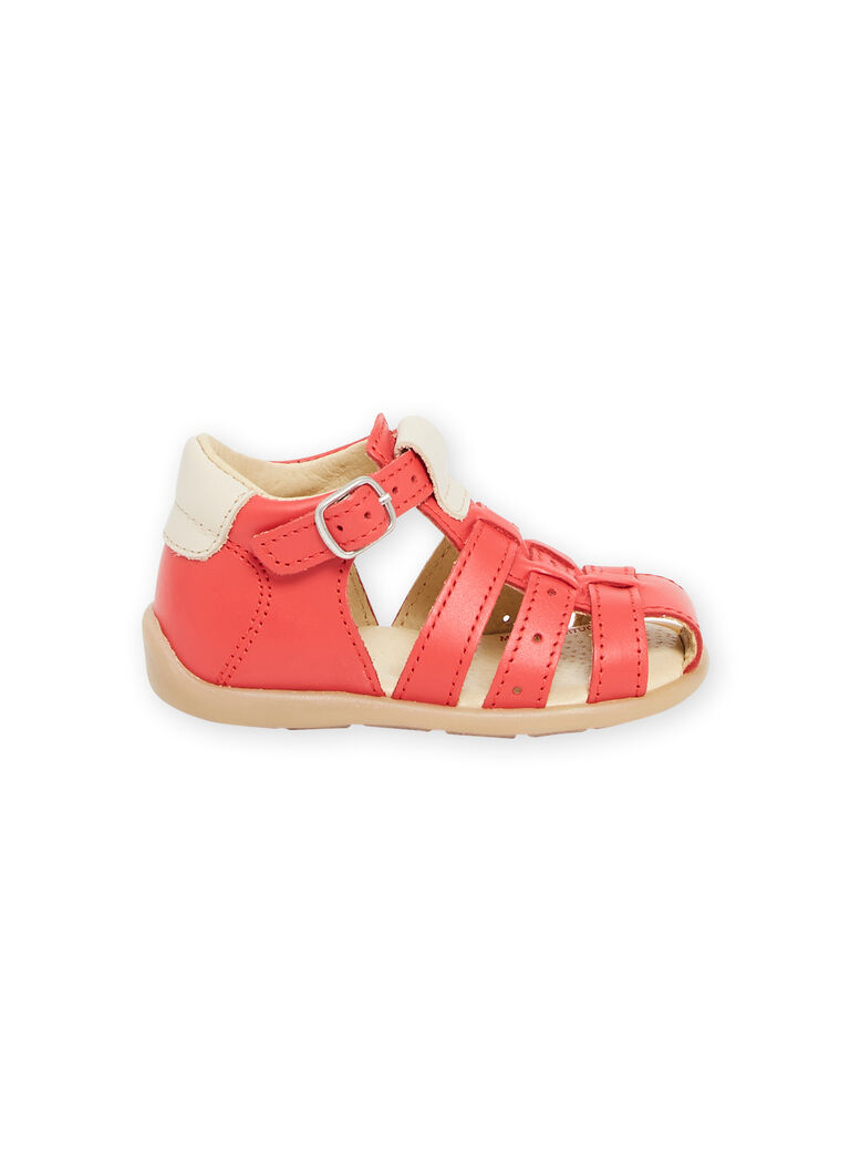 Sandales rouges bébé garçon