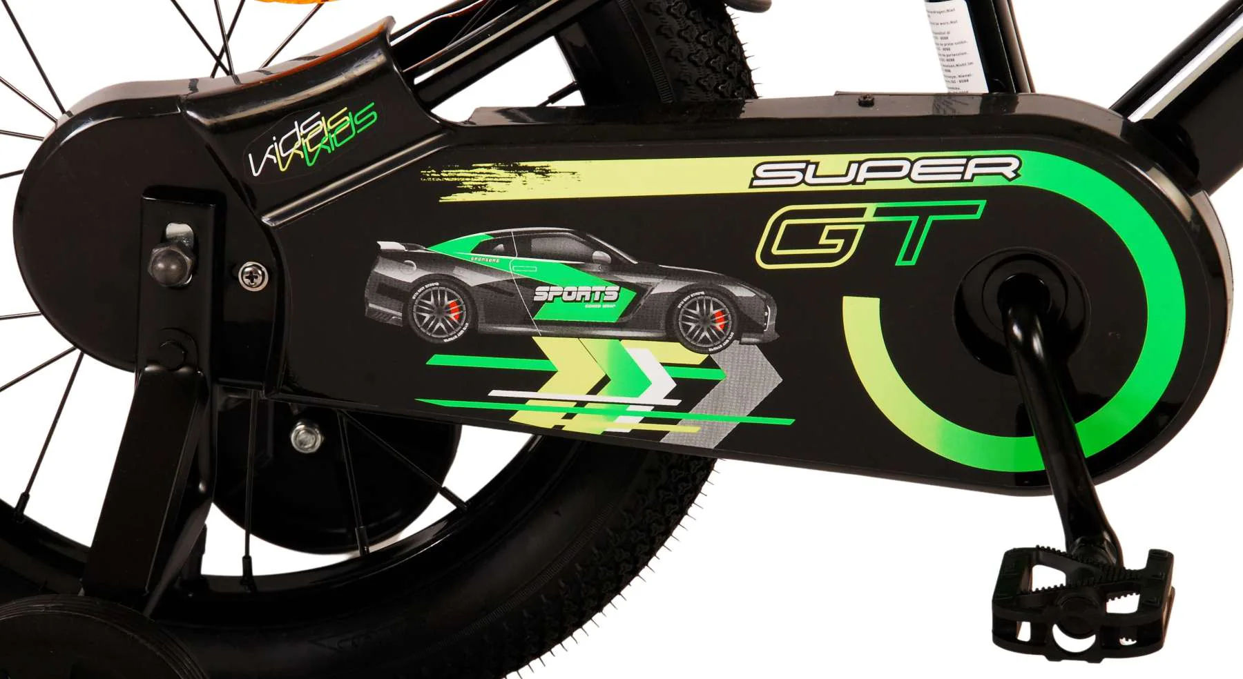 Kinderfahrrad Super GT Fahrrad für Jungen 16 Zoll Kinderrad in Grün
