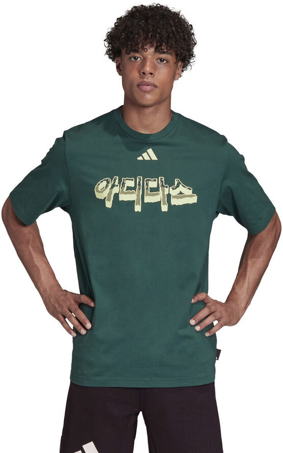 adidas adidas Athletics Pack Language T-shirt Grøn