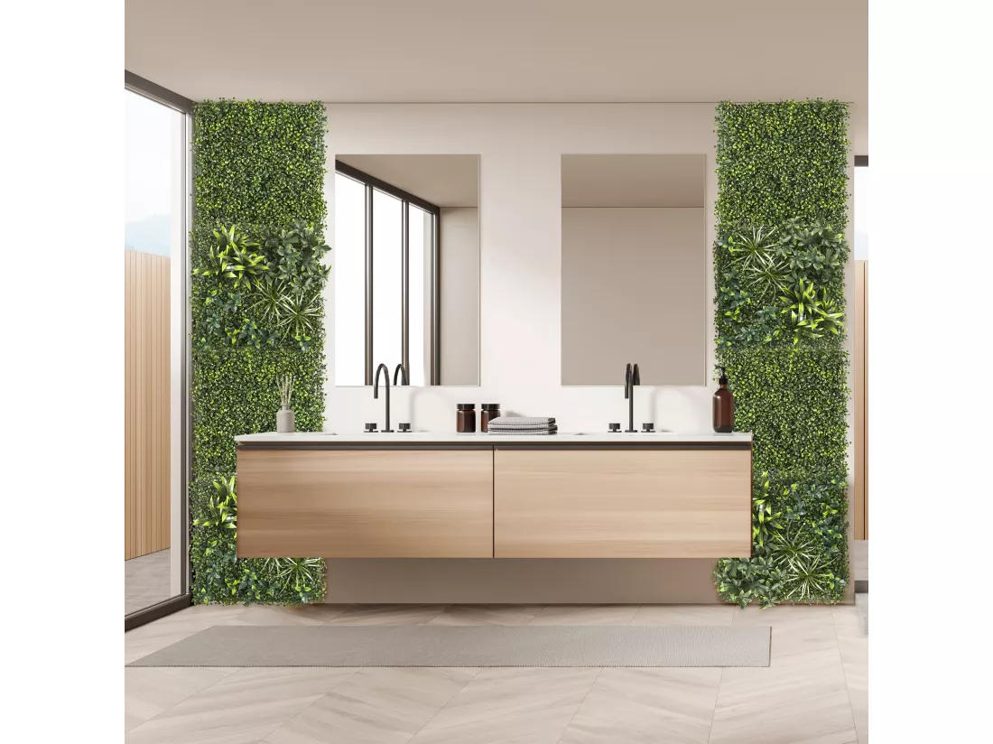 Mur Vegetal Artificiel Panache 50x50cm