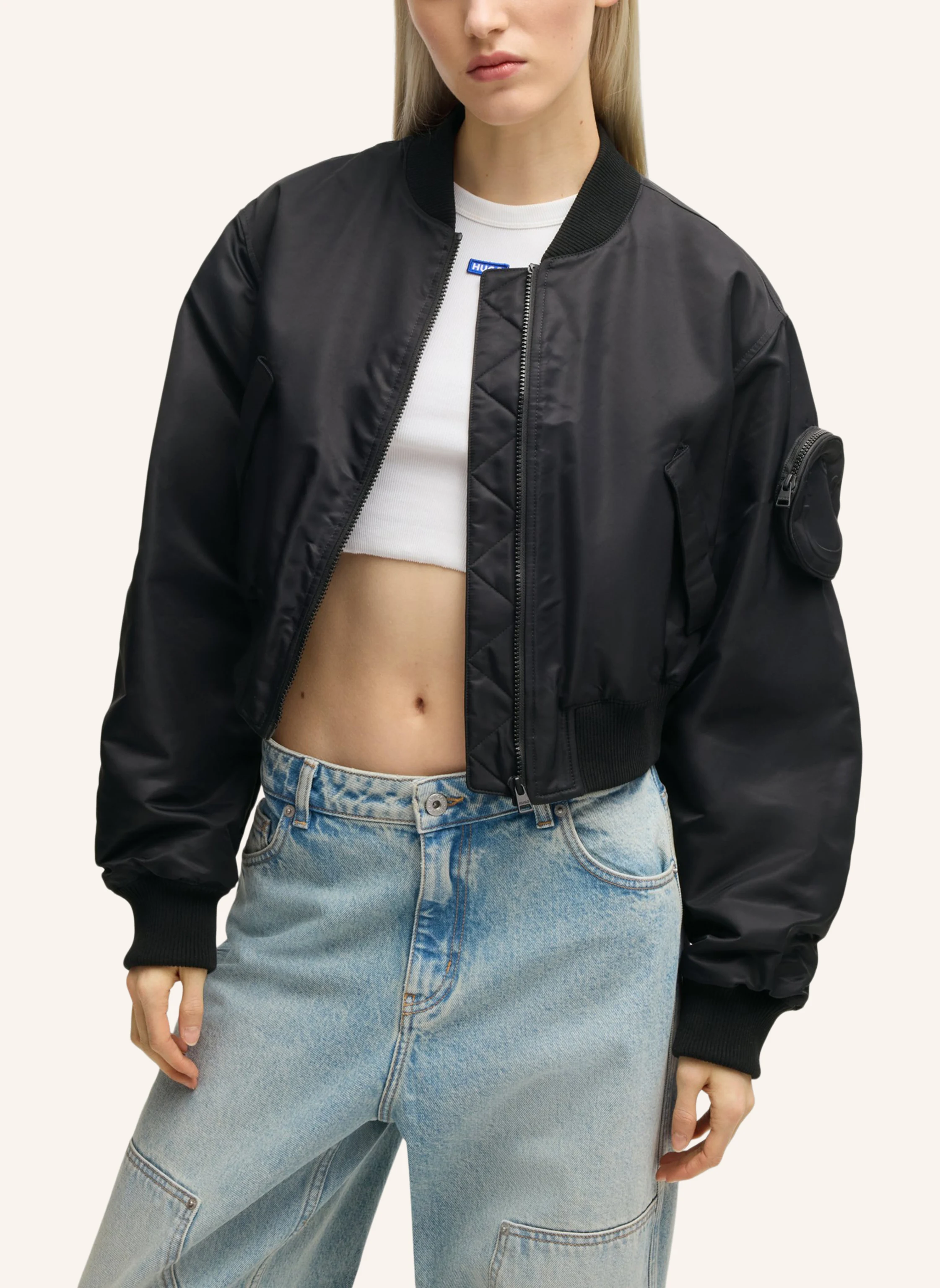 HUGO Casual Jacke FORAIA-1_B Regular Fit