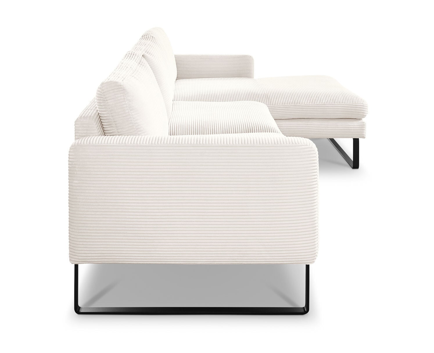 Ole Gunderson Ecksofa ROMA 298 x 154 cm Cord snow