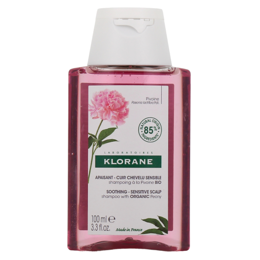 Klorane Shampoing Apaisant à la Pivoine Bio - Cuir chevelu sensible