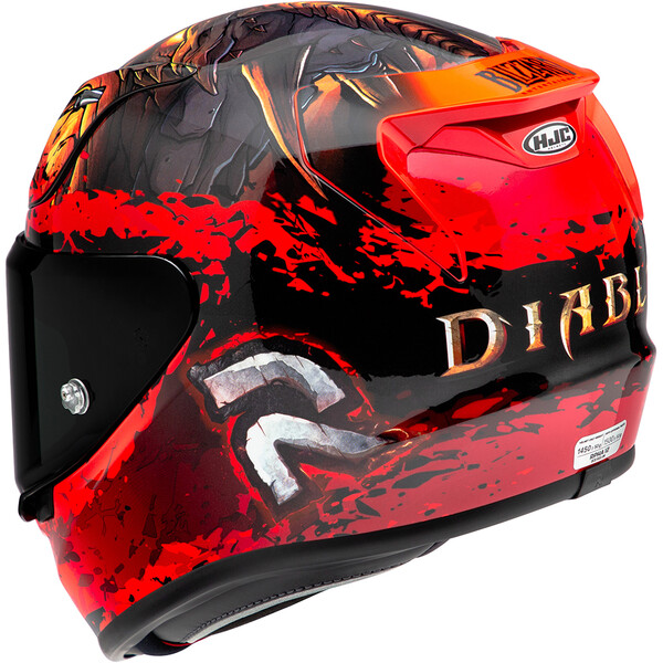 HJC - Casque RPHA 12 Diablo Blizzard MC1 / Rouge / Noir