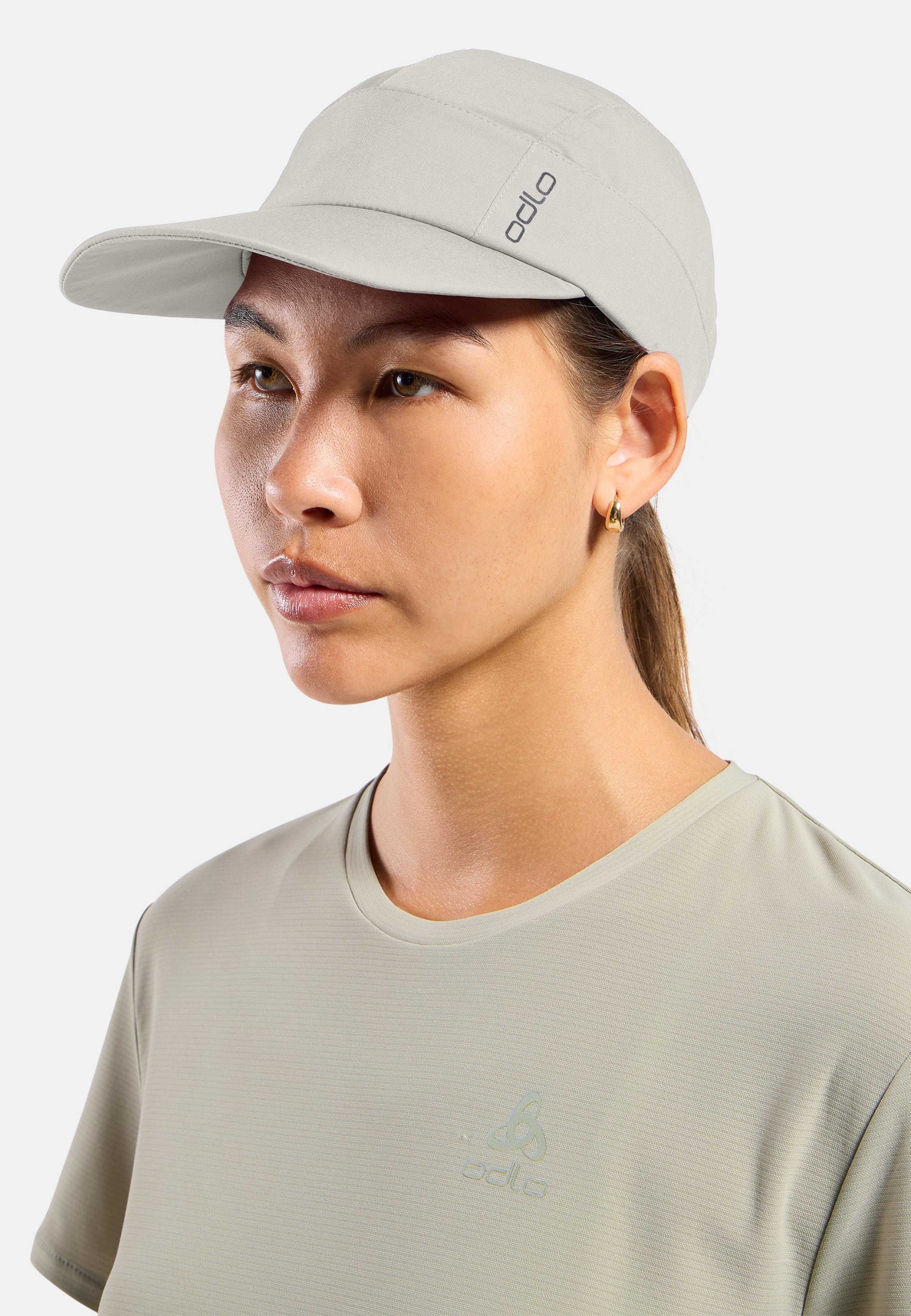 Kompakte Performance X-Light Laufcap in agate gray