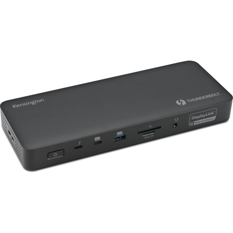 Kensington SD5920T EQ Station d’accueil hybride Thunderbolt4 avec 4 sorties vidéo 4K et technologie DisplayLink