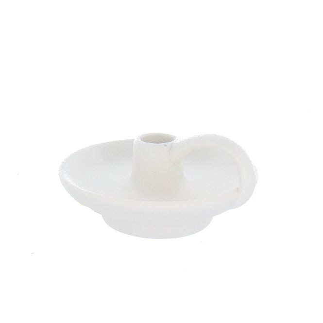 Kerzenhalter mit Griff - aus Keramik - ca. 13,5 x 12,5 x 6 cm