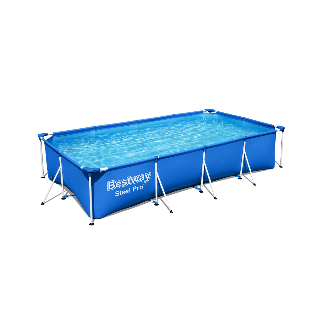 Bestway Steel Pro Frame Pool Set 400 x 211 x 81 cm inkl. Filterpumpe