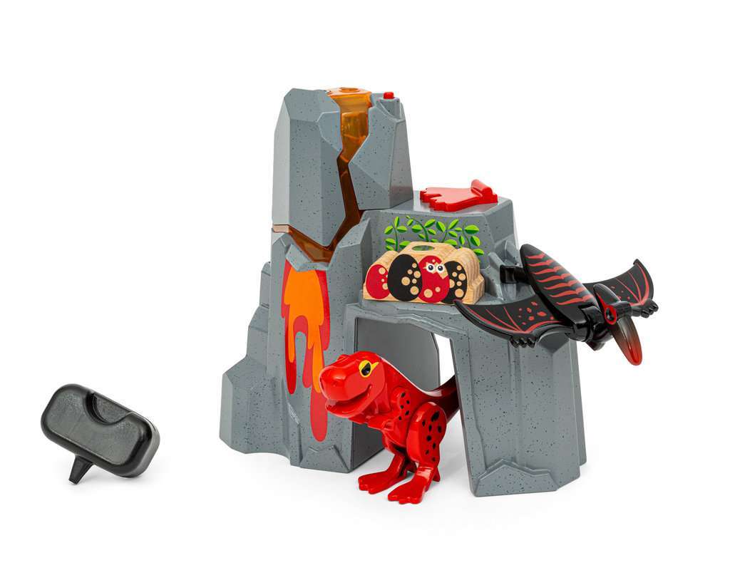 BRIO Spiel Dinosaurier-Vulkan mit Ausbruchsfunktion