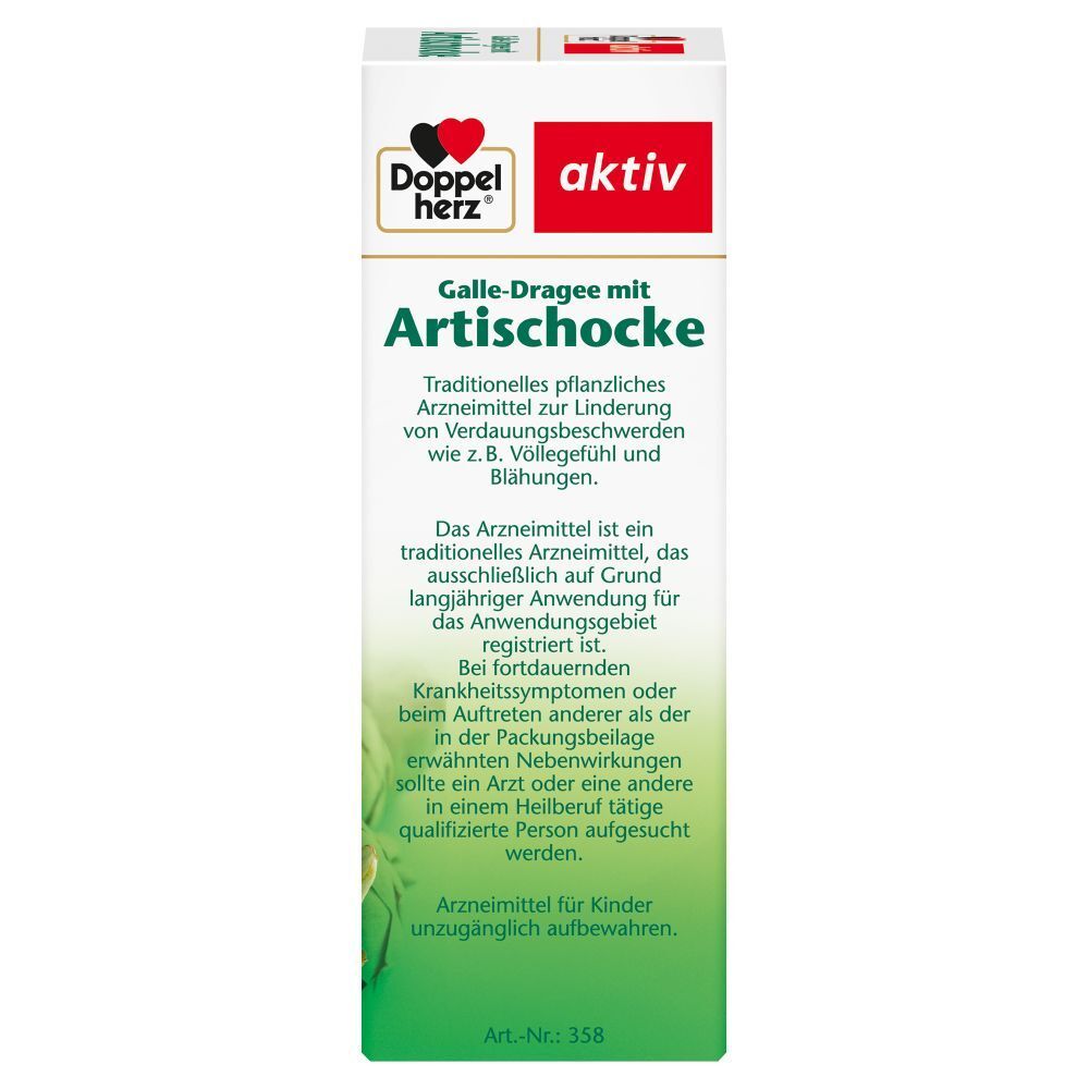 Doppelherz® Galle-Dragee mit Artischocke