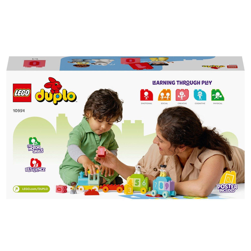 LEGO DUPLO 10954 Mein erster Zahlenzug – Spielzeug für Kleinkinder