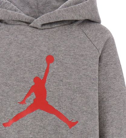 Jordan H?ttetr?je - Jumpman Logo - Gråmeleret m. R?d