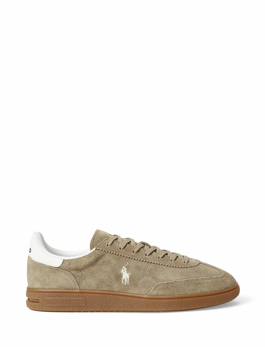 POLO RALPH LAUREN<br>Tênis Bedford PP em camurça